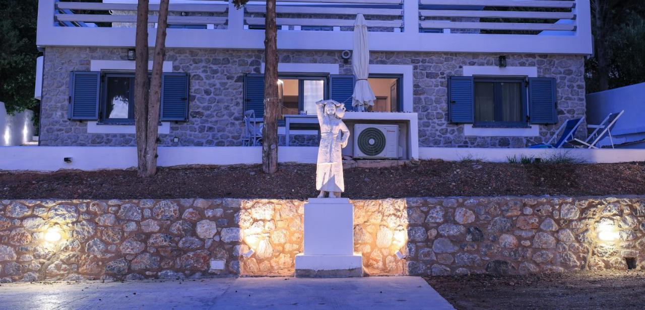 Marialenas House - Stone House At Myrties Beach Kalymnos ภายนอก รูปภาพ